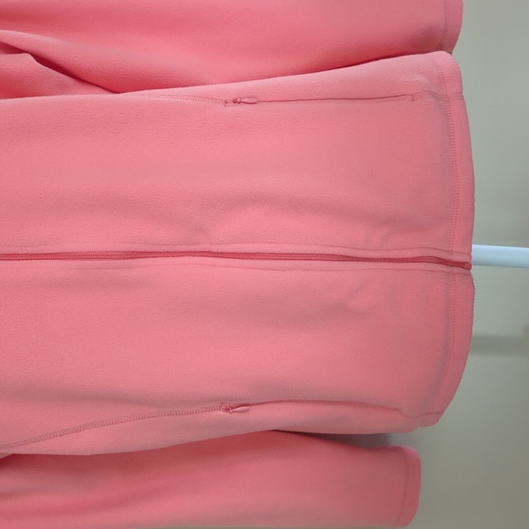 L.L. Bean Fleece Zip Up Shirt Jacket XL Regular Orange - Picture 6 of 14